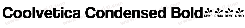 Coolvetica Condensed Bold字体转换